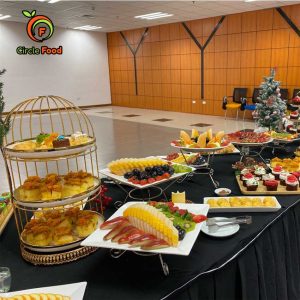 Tiệc teabreak Noel 2022 Giao lưu sinh viên khoa Du lịch Đại học Kinh tế quốc dân đỉnh