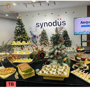 tiệc liên hoan Giáng sinh công ty Synodus 2022 - Tòa nhà Bamboo Airway Cầu Giấy ngon