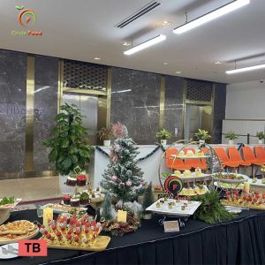 tiệc liên hoan Giáng sinh công ty Synodus 2022 - Tòa nhà Bamboo Airway Cầu Giấy ngon