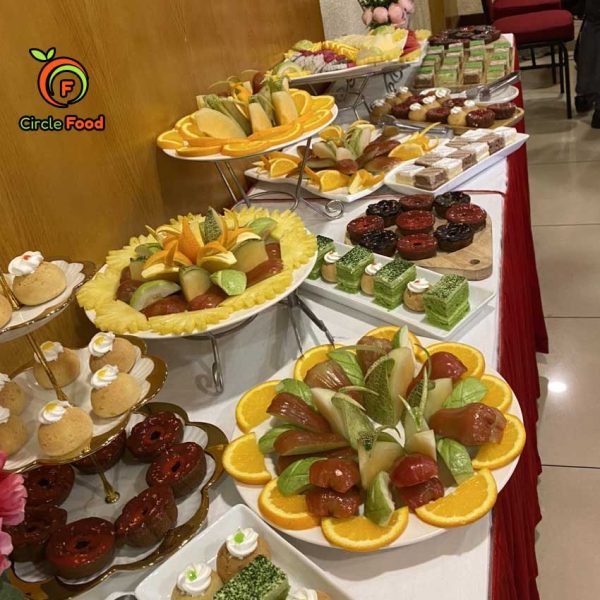 tiệc teabreak cho Hội thảo Hội chợ Xúc tiến thương mại tại Cung văn hóa Hữu nghị Việt Xô