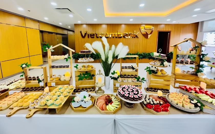 Decor Teabreak theo bộ nhận diện doanh nghiệp