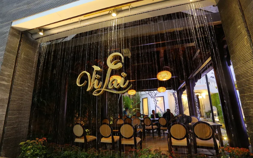 Đồ ăn tại chay Vị Lai được trang trí bắt mắt