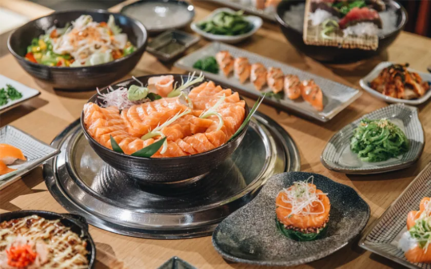 Món cá hồi cực tươi tại iSushi