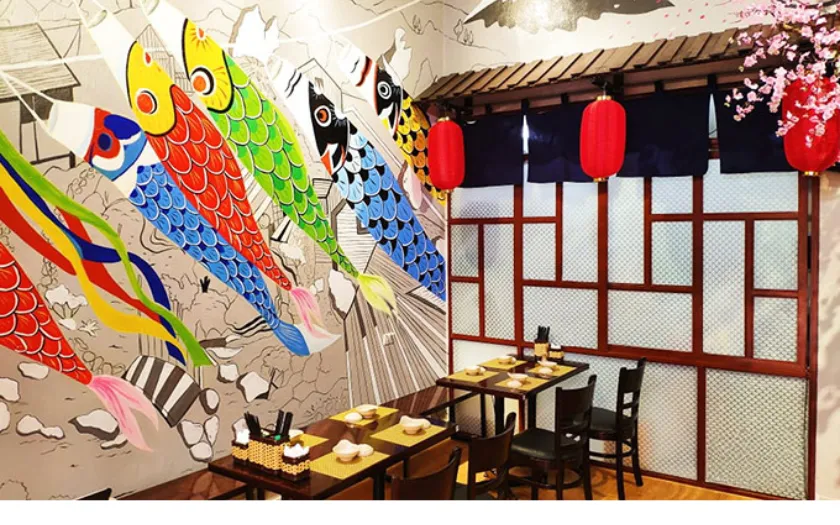 Không gian Trạm Sushi tại cơ sở Trần Quang Diệu
