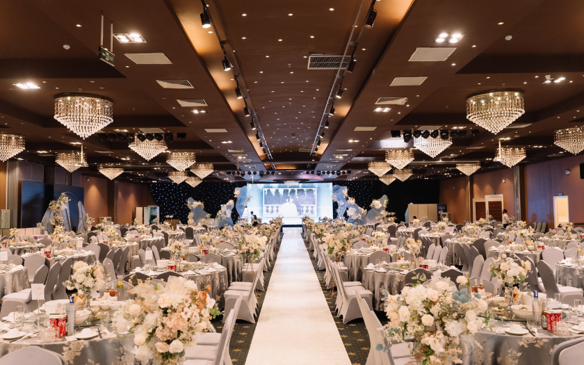 Không gian tiệc cưới xa hoa chuẩn banquet