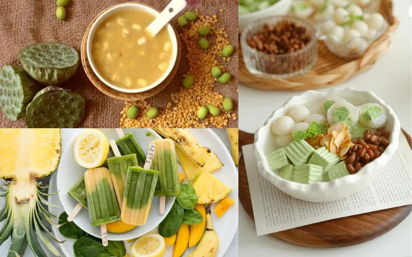 Món chay tráng miệng ngọt thanh, mát lạnh