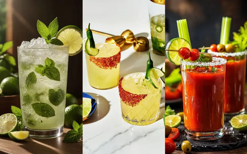 Mojito, Margarita, Bloody Mary