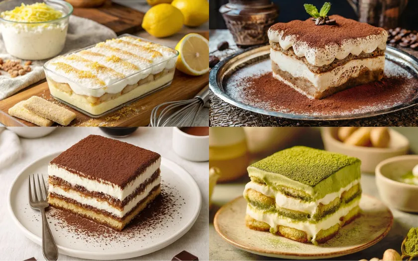 Các biến thể của bánh Tiramisu