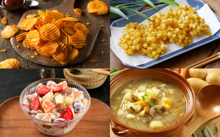 Các món khai vị tạo sự hứng khởi trong tiệc buffet của trẻ 
