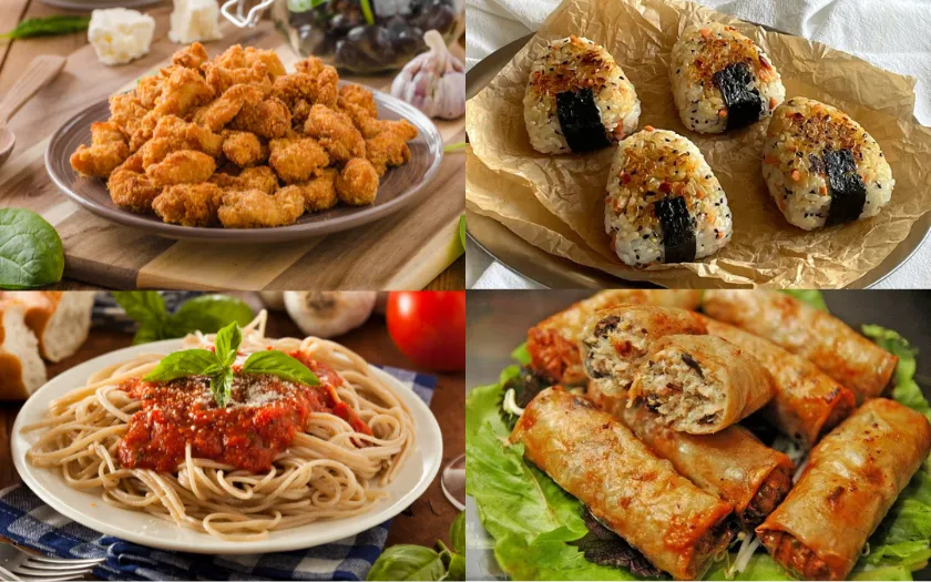 Món chính trong tiệc buffet đảm bảo dinh dưỡng cần thiết