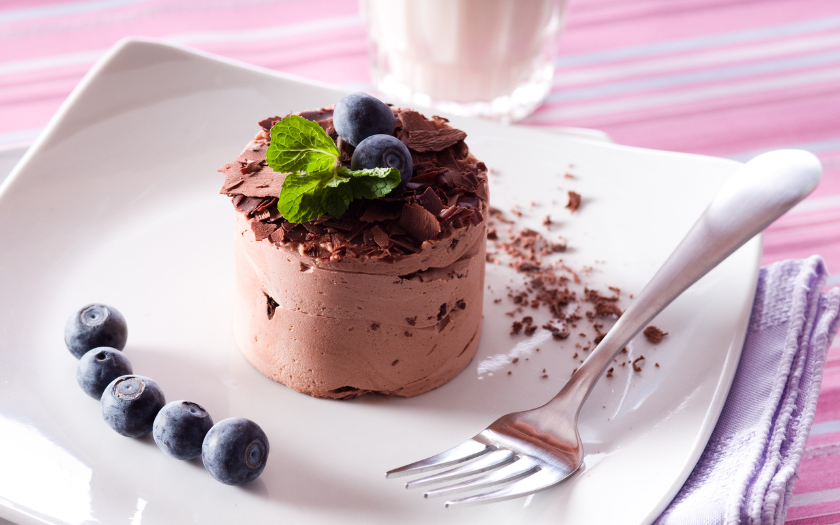 Bánh Mousse việt quất nhỏ gọn nhưng đầy quyến rũ