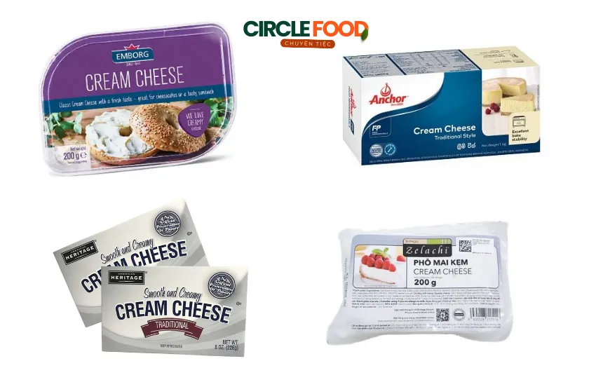 Một vài loại Cream cheese có thể thay thế Mascarpone trong Tiramisu