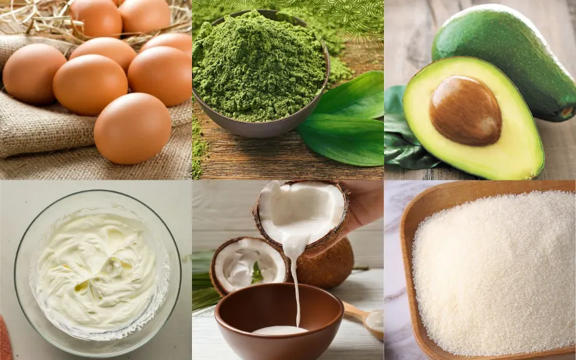 Một vài nguyên liệu cần thiết để làm bánh mousse bơ tại nhà