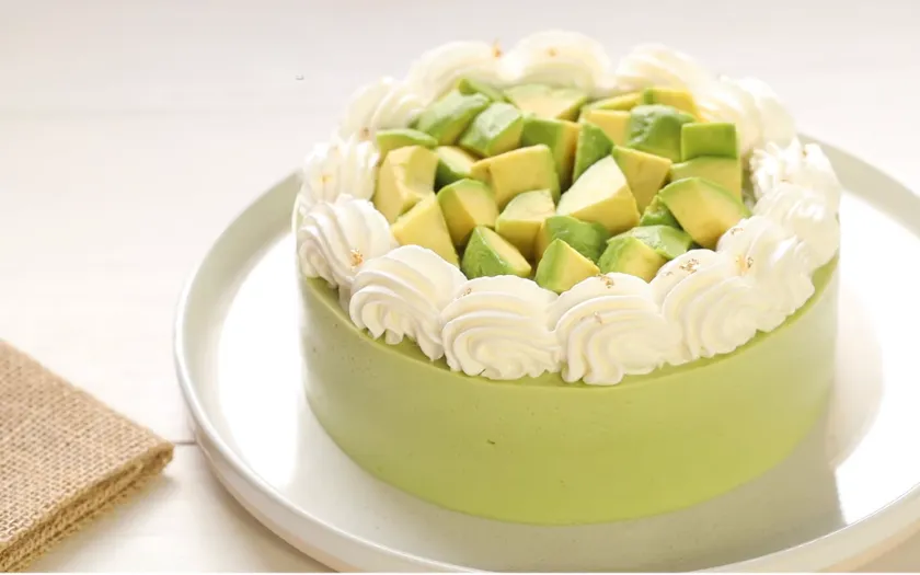 Thành phẩm bánh mousse bơ tự làm tại nhà