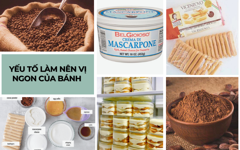 Yếu tố làm nên vị ngon của Tiramisu