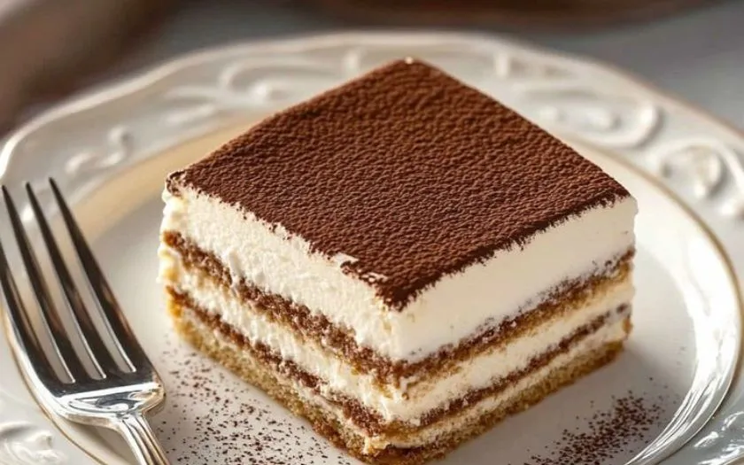 Tiramisu truyền thống kết hợp với vị đắng dịu của cà phê mang nét chuẩn Ý cổ điển