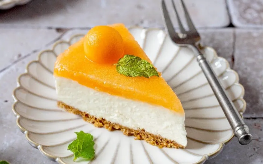  Bánh mousse dưa lưới