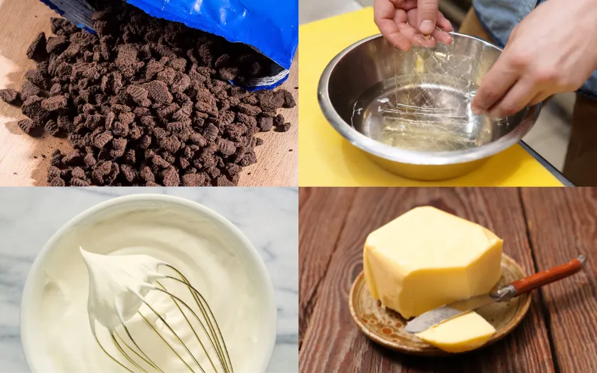 Nguyên liệu làm bánh mousse socola