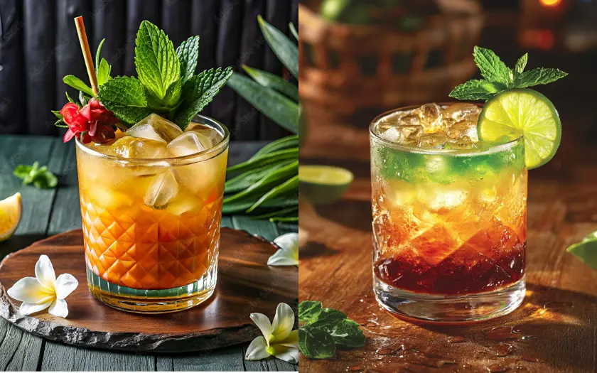 Mai Tai có hương vị nhiệt đới đậm đà, cân bằng và dễ pha chế. 