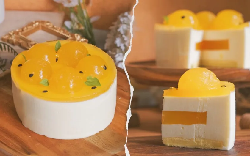 Làm bánh mousse không cần geletin vẫn cho bạn kết cấu mềm mịn, đứng dáng