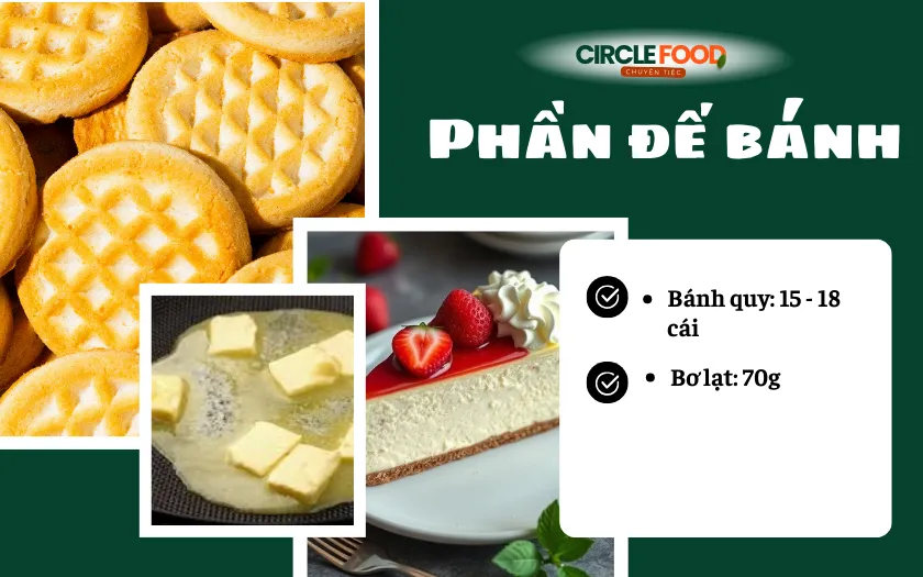 Nguyên liệu chính làm đế bánh Mousse