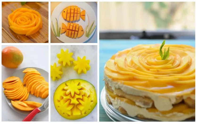Xoài tươi sẽ làm cho bánh Tiramisu thêm hài hòa, trọn vị