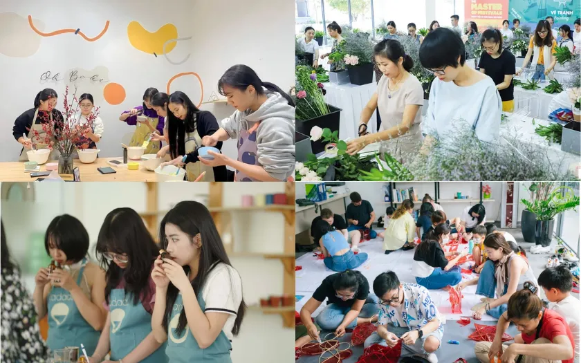 Các workshop vừa giúp nhân viên trổ tài, vừa xây dựng môi trường sáng tạo