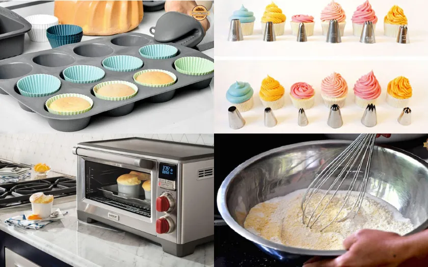 Dụng cụ cơ bản để làm bánh cupcake mà bạn cần phải có