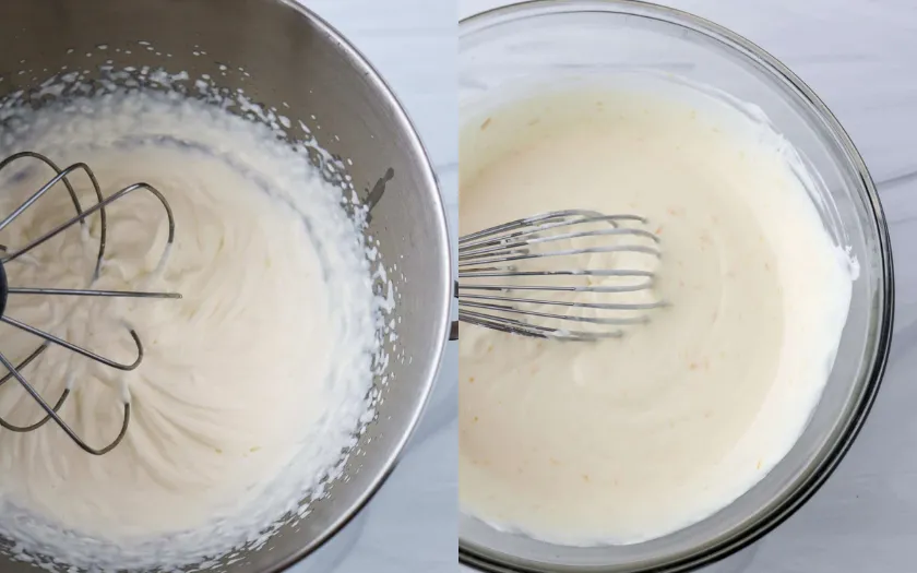 Whipping cream nên được đánh đúng độ để tránh làm phần kem bị cứng