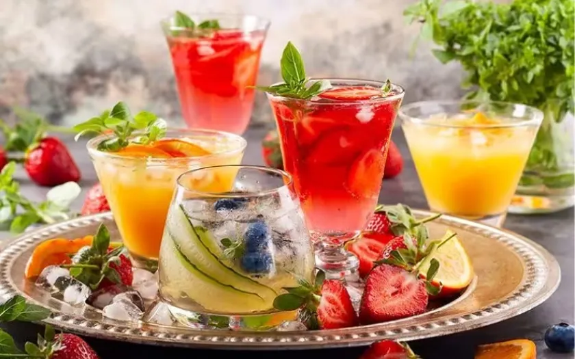 Các loại mocktail được làm từ trái cây, phù hợp với mọi loại tuổi