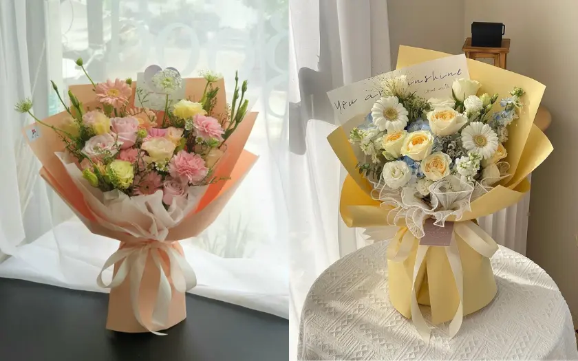 Hoa tươi là món quà 20/10 ý nghĩa, đẹp mắt