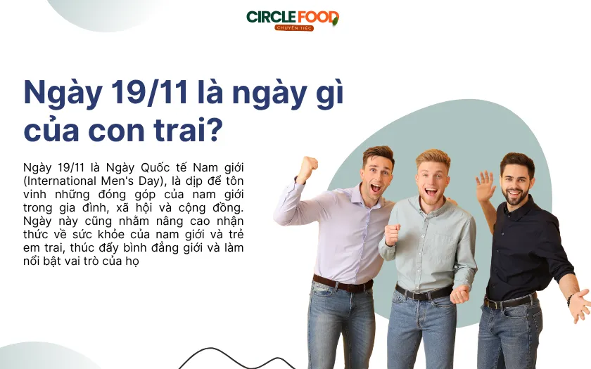 Ngày Quốc tế Nam giới là ngày 19/11 (International Men's Day)