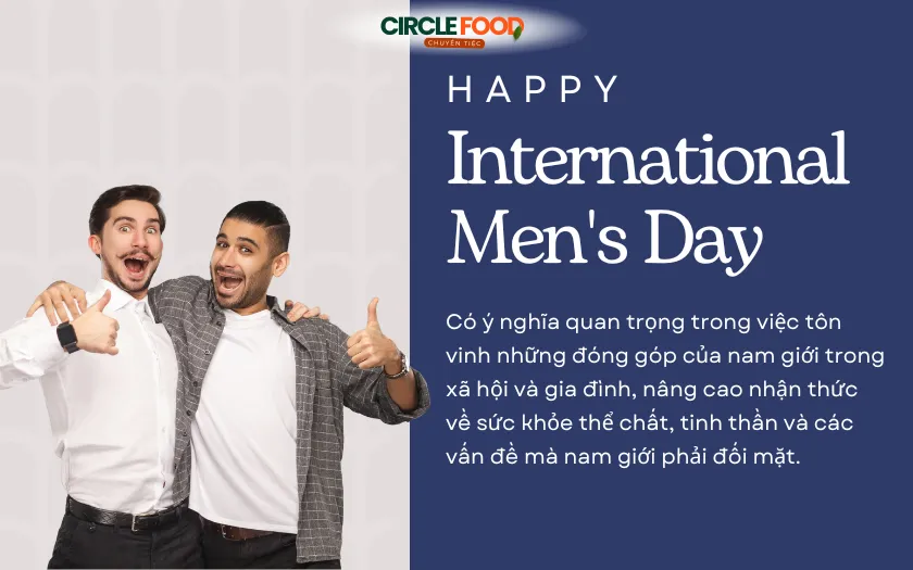 Ngày Quốc tế Đàn ông tôn vinh vai trò và sức khỏe tinh thần thể chất của nam giới