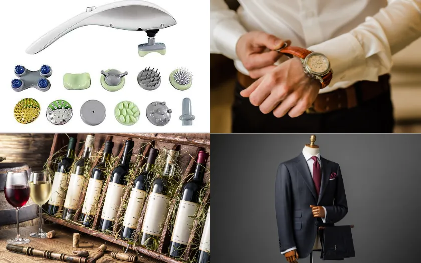 Máy massage cầm tay, đồng hồ cao cấp là quà tặng lý tưởng dành cho bố 