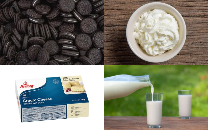 Làm bánh Cupcake Oreo với 5 nguyên liệu đơn giản 