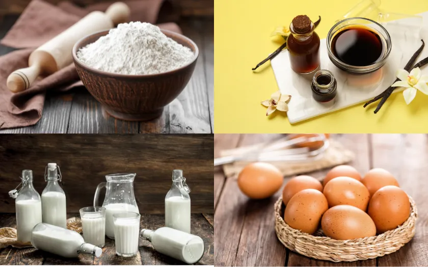 Nguyên liệu làm bánh Cupcake truyền thống 