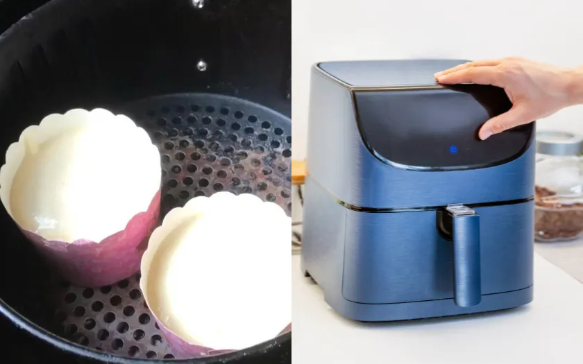 Nướng bánh Cupcake truyền thống bằng nồi chiên không dầu đơn giản