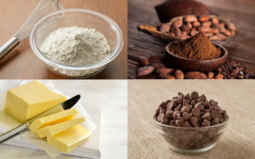 Nguyên liệu làm bánh Cupcake Socola
