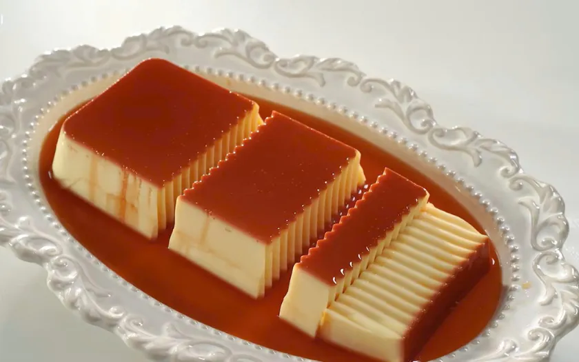 Thành phẩm bánh Pudding trứng mịn mướt, phù hợp với mọi khẩu vị 