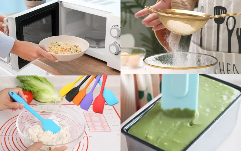 Dụng cụ hỗ trợ trong quá trình làm matcha pudding 