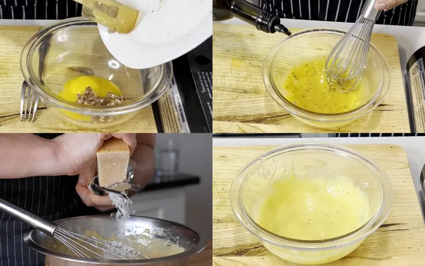 Quy trình làm sốt Caesar