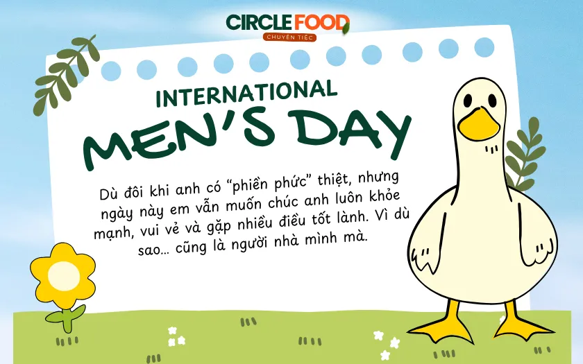 Lời chúc hài hước ngày 19/11 cho anh tra