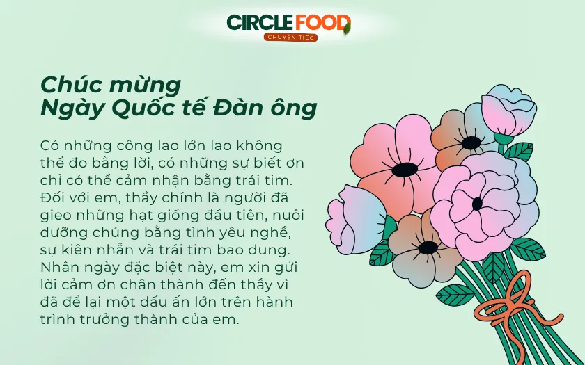 Lời chúc và tri ân gửi đến thầy giáo nhân ngày 19/11