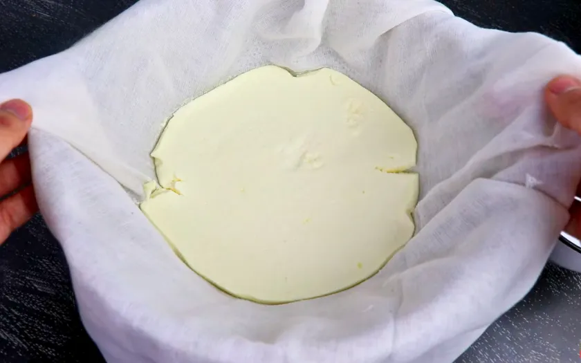 Thành phẩm Mascarpone thu được sau khi ủ lạnh