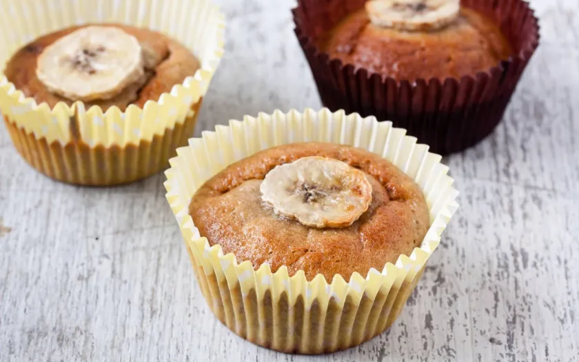 Bánh muffin chuối thơm mềm vừa miệng