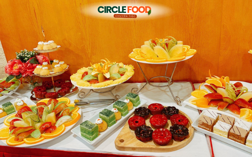 Tiệc Teabreak được Circle Food chuẩn bị cho doanh nghiệp trong ngày quốc tế đàn ông 