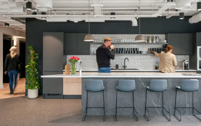 Pantry là không gian giúp nhân viên nghỉ ngơi, thư giãn