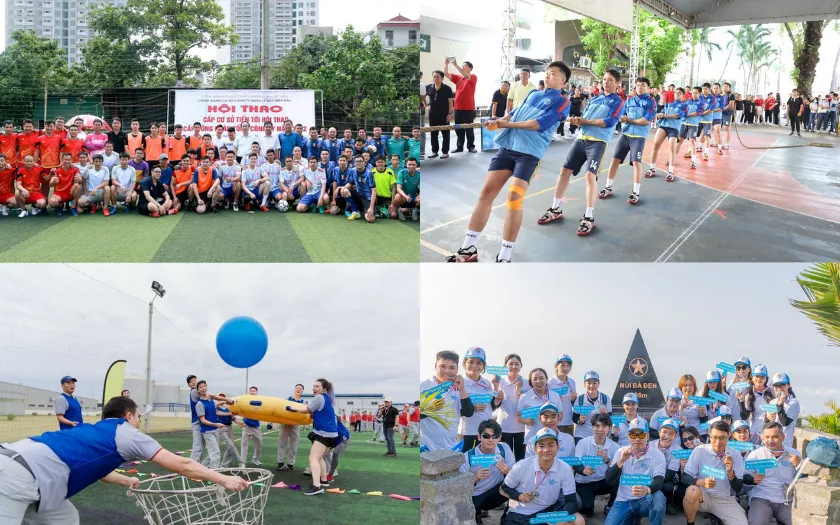 Một số các hoạt động thể thao hoặc thử thách nhằm gắn kết nhân viên