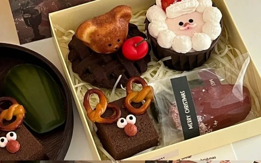 Set bánh kẹo Giáng Sinh handmade bắt mắt, dễ làm