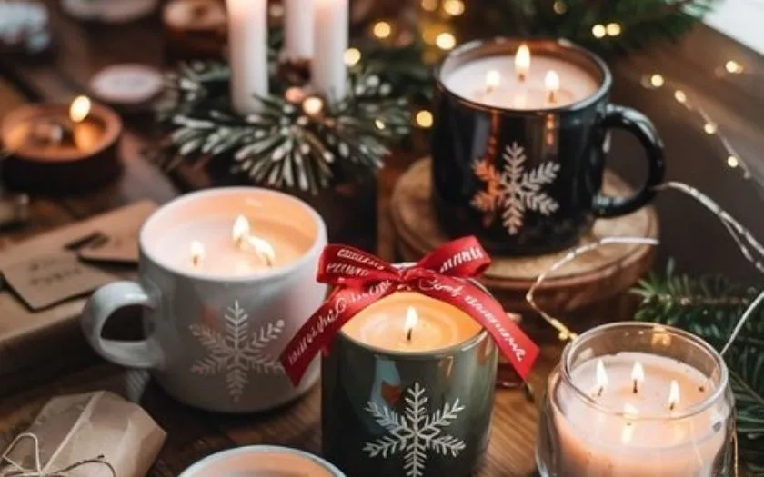 Những chiếc nến thơm "đặc trưng" mùa Giáng Sinh